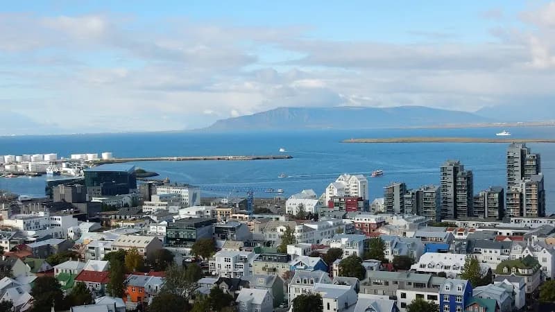 View of Volcano House, Iceland in Reykjavik, RVK