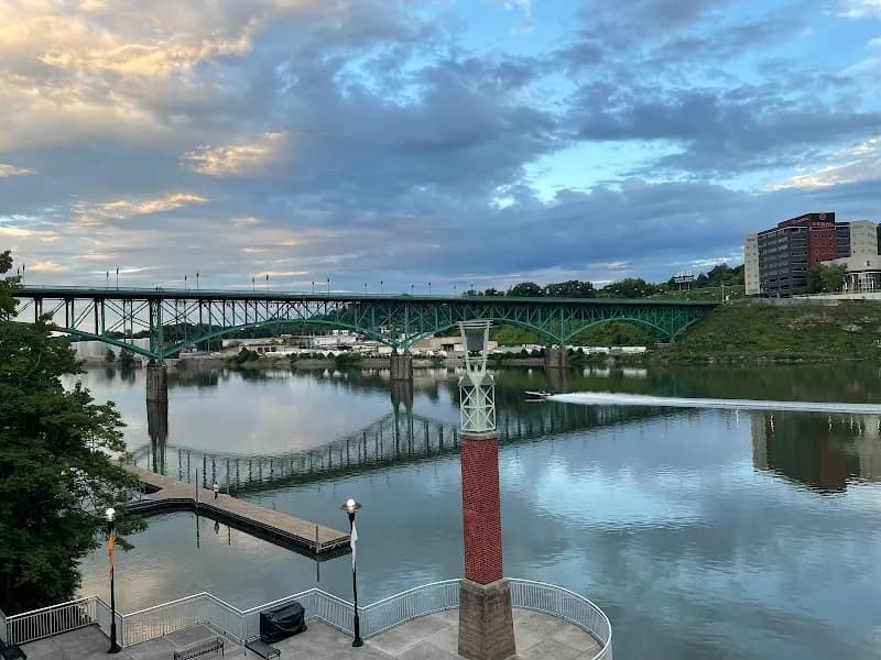 View of Volunteer Landing Park in Knoxville, TN