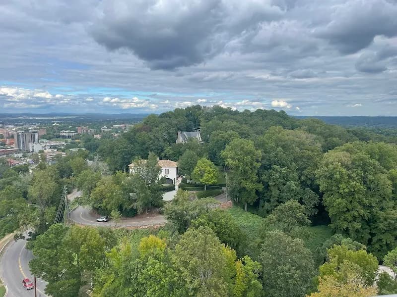 View of Vulcan Park and Museum in Birmingham, AL