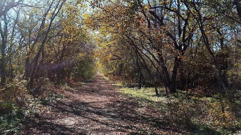View of Wabash Trace Nature Trail in Council Bluffs, IA