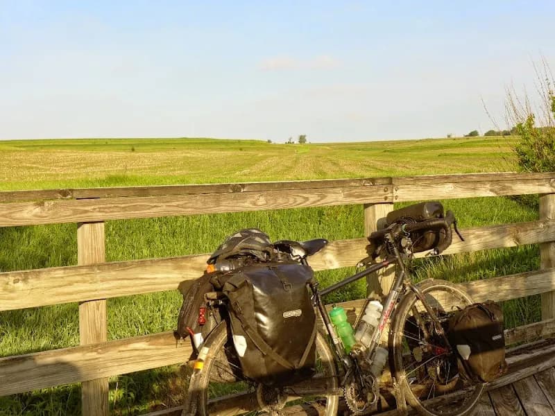 View of Wabash Trace Nature Trail in Council Bluffs, IA