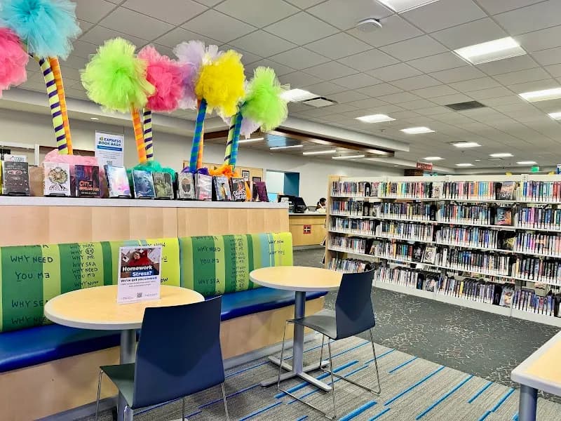 View of Wake Forest Community Library in Rolesville, NC