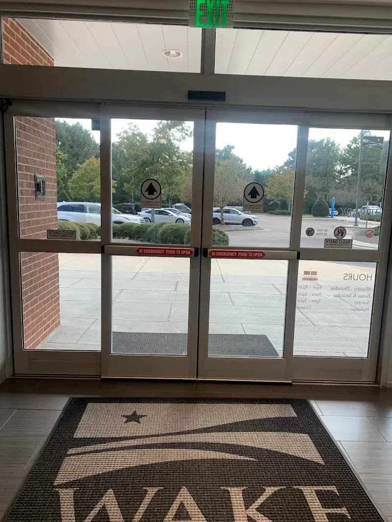 View of Wake Forest Community Library in Rolesville, NC