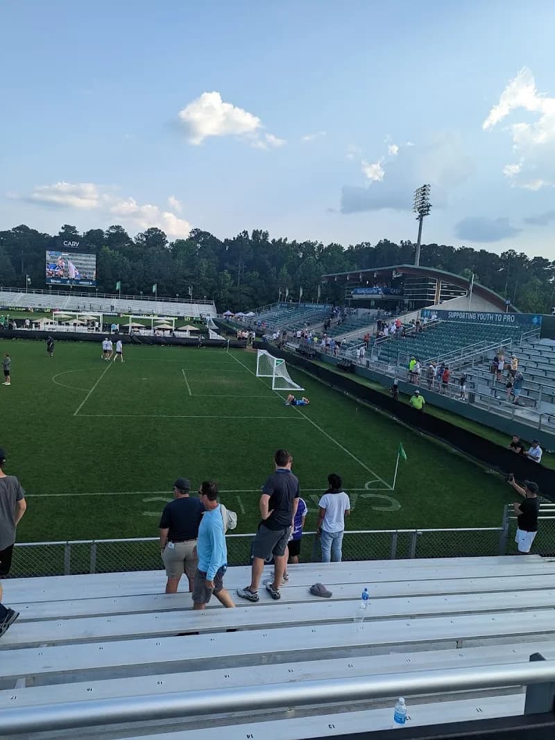 View of WakeMed Soccer Park in Cary, NC