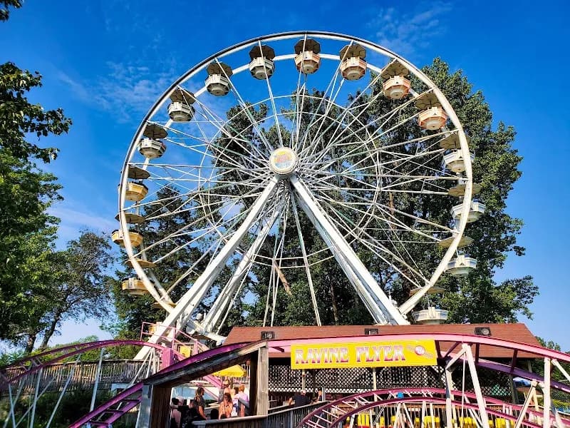 View of Waldameer & Water World in Pittsburgh, PA