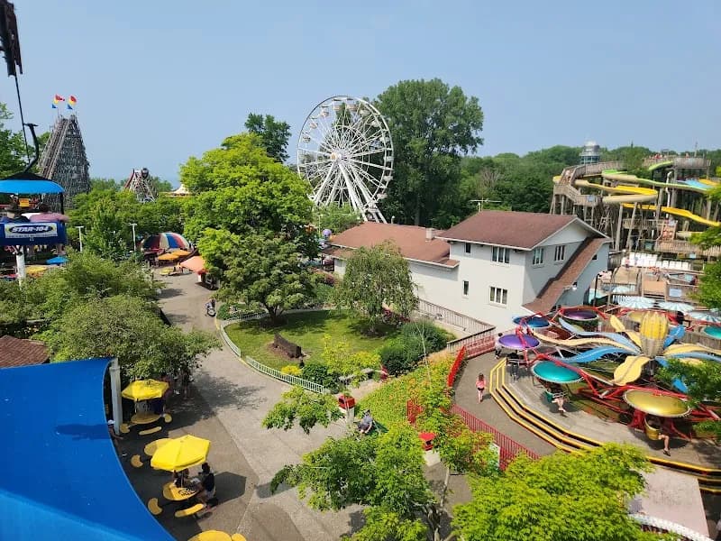 View of Waldameer & Water World in Pittsburgh, PA
