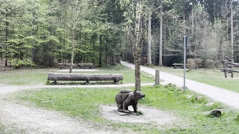 View of Walderlebnispfad in Freising, BY