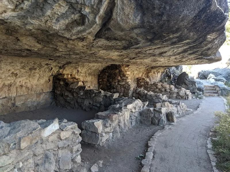 View of Walnut Canyon National Monument in Flagstaff, AZ