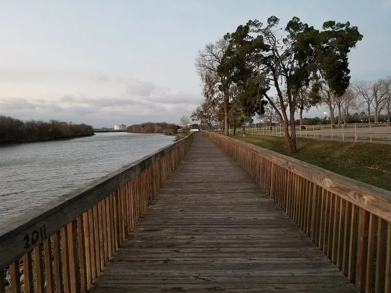 View of Walter Hall Park in League City, TX