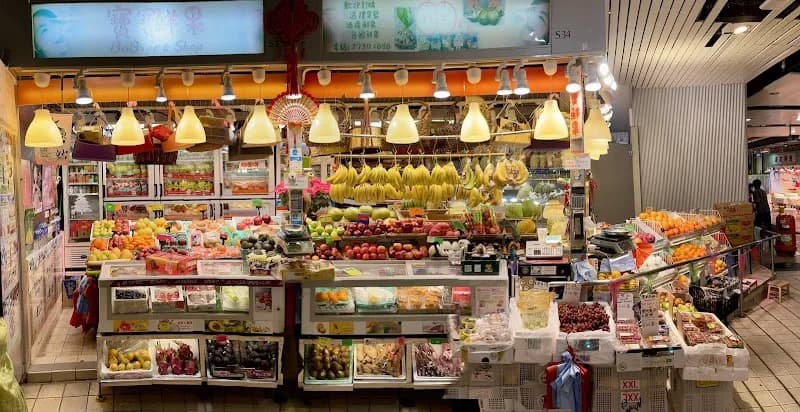 View of Wan Chai Market in Wan Chai, HK