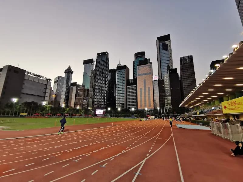 Wan Chai Sports Ground athletic field in Wan Chai, HK