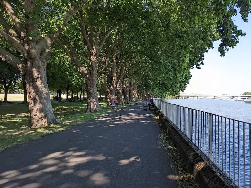 View of Wandsworth Park in Merton, London