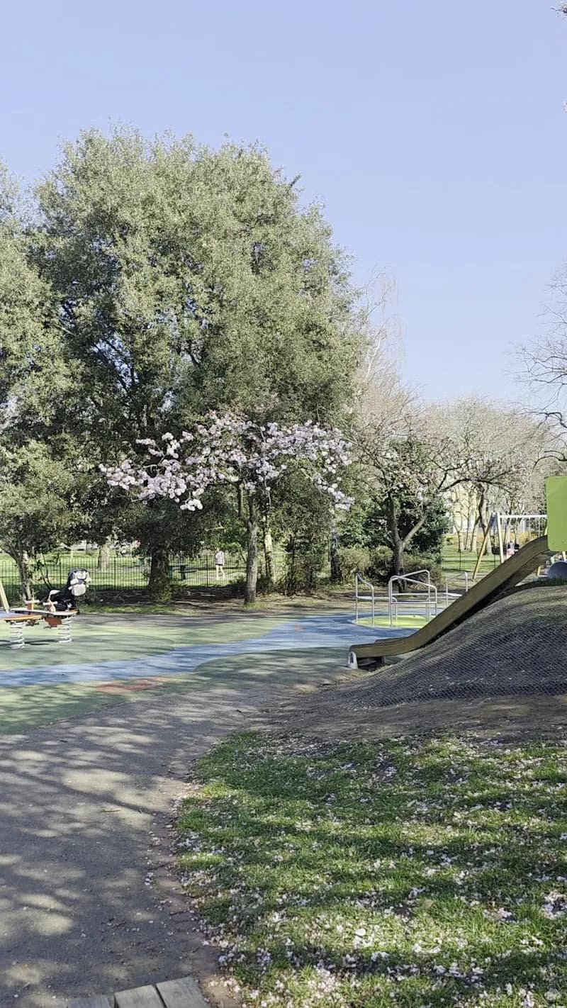 View of Wandsworth Park Playground in Putney, London