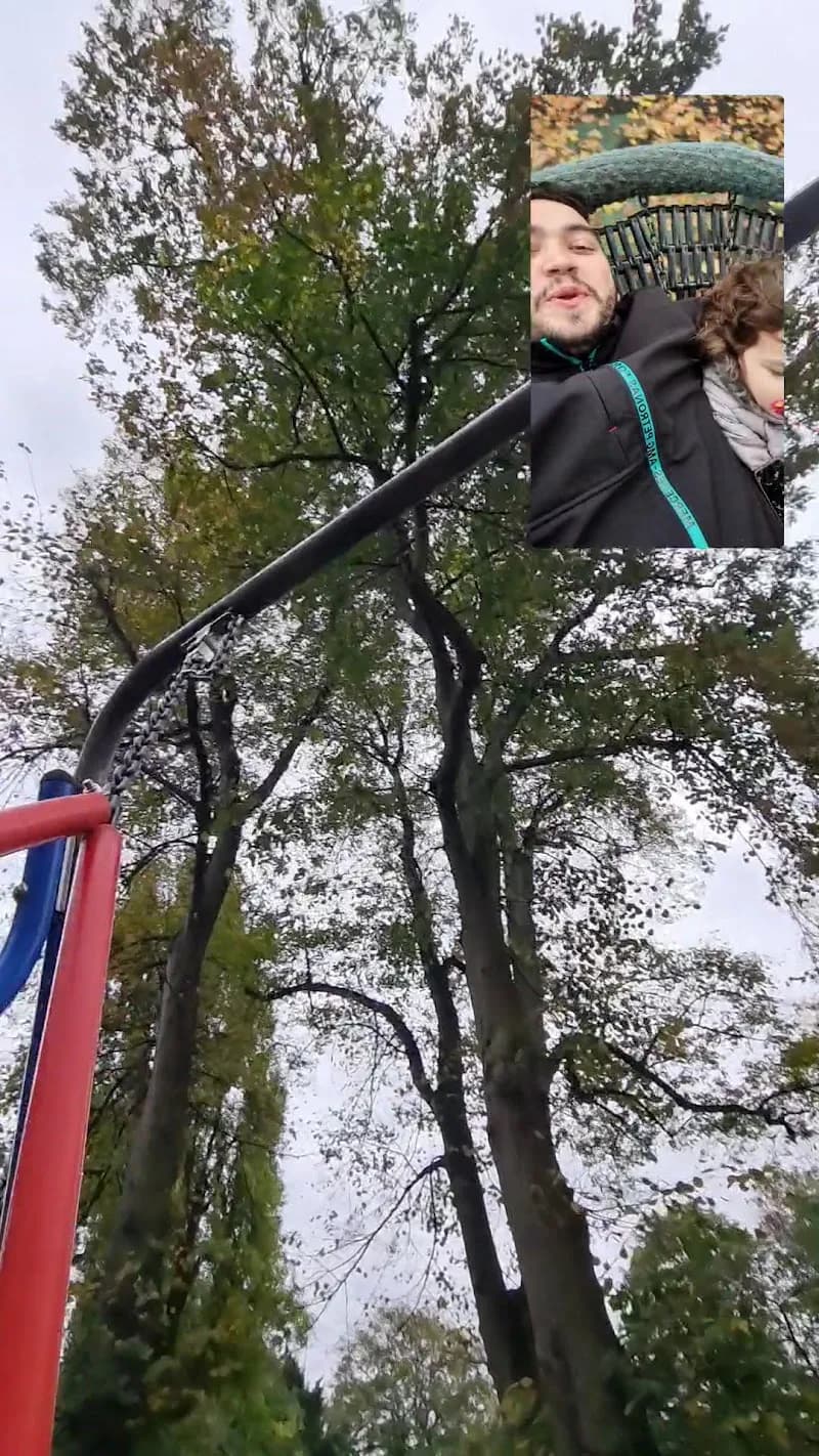 View of Wandsworth Park Playground in Putney, London