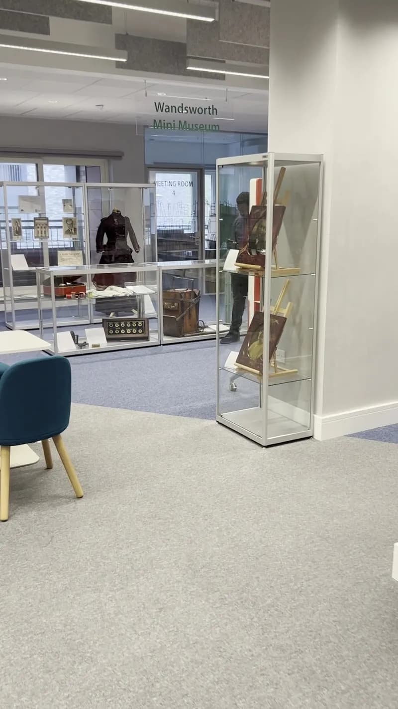 View of Wandsworth Town Library in Wandsworth, London