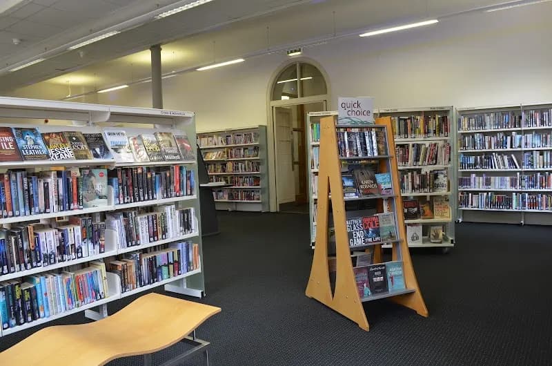 View of Wandsworth Town Library in Wandsworth, London
