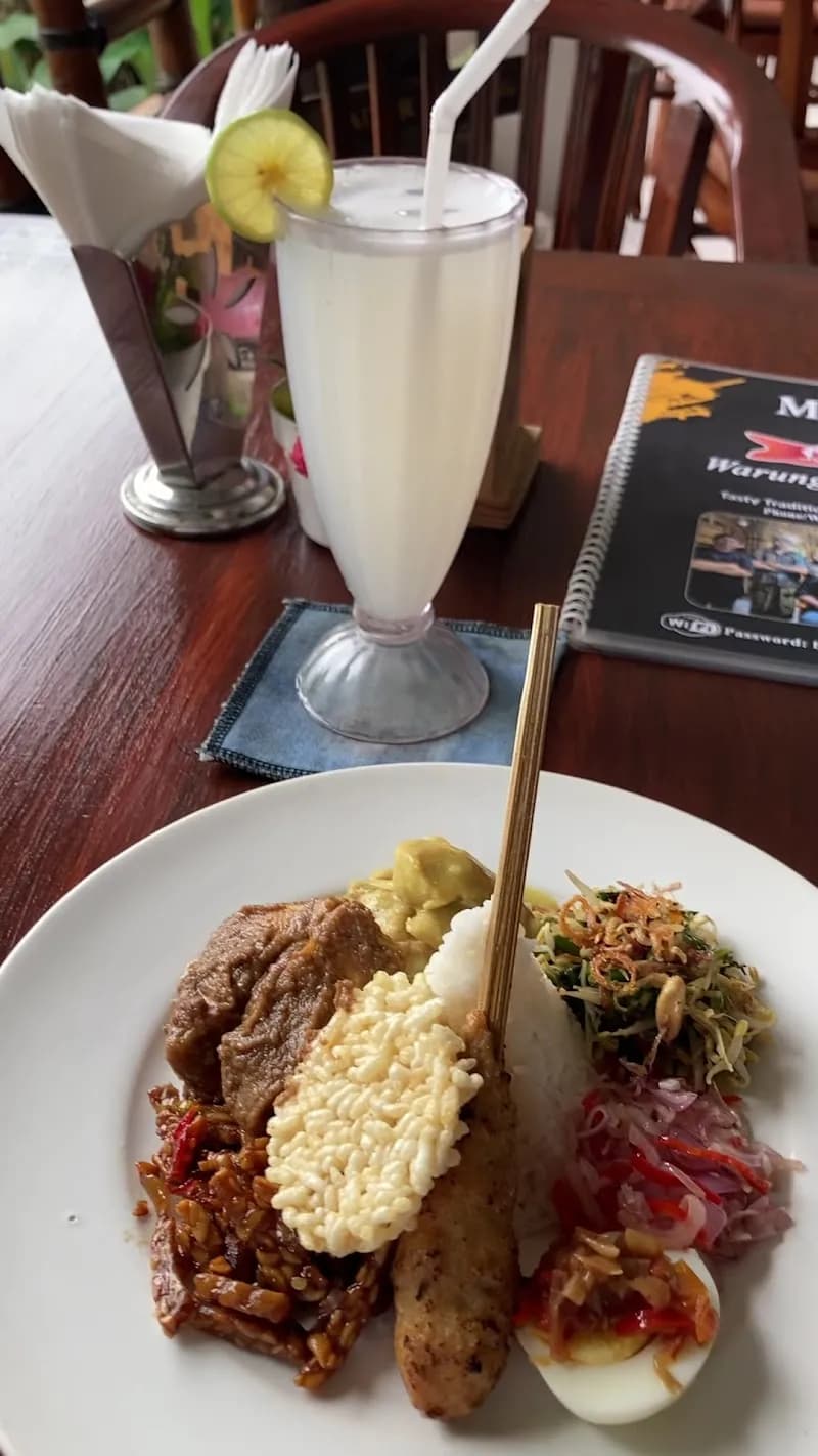 View of Warung Pantai Candidasa in Candidasa, Bali