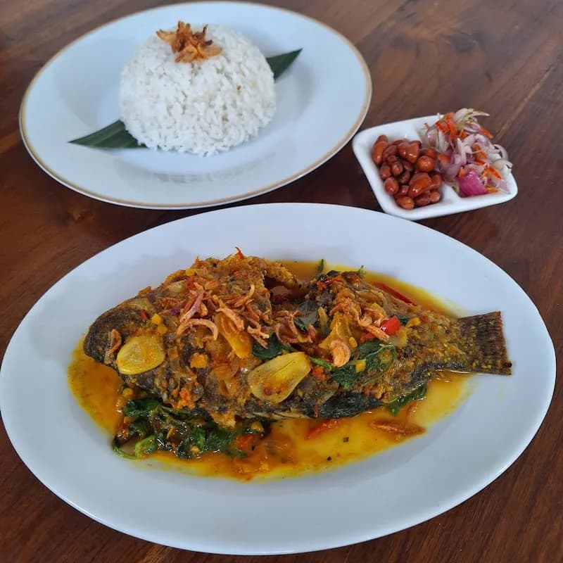 View of Warung Petanu Traditional Restaurant in Gianyar, Bali