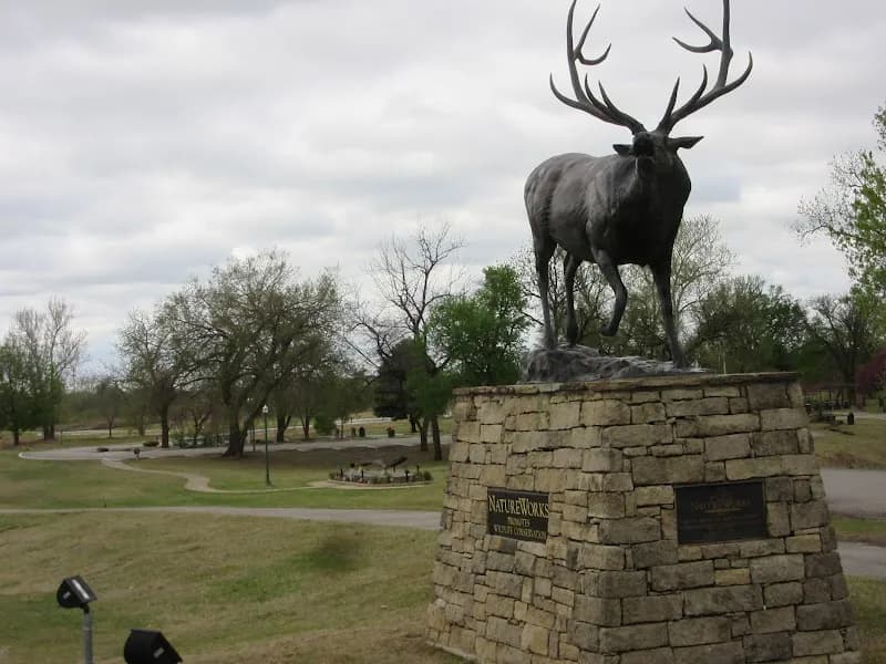 View of Washington Irving Memorial Park and Arboretum in Bixby, OK