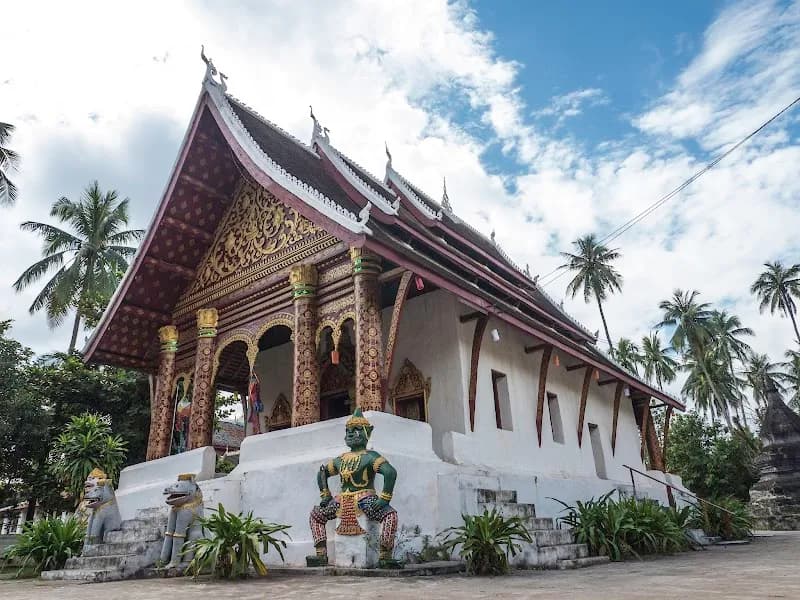 Wat Aham buddhist temple in Luang Prabang, LP