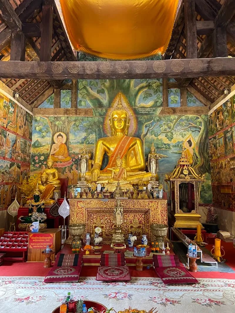 View of Wat Aham in Luang Prabang, LP