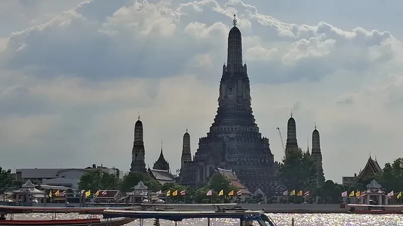 View of Wat Arun Viewing Point in Bangkok, BKK