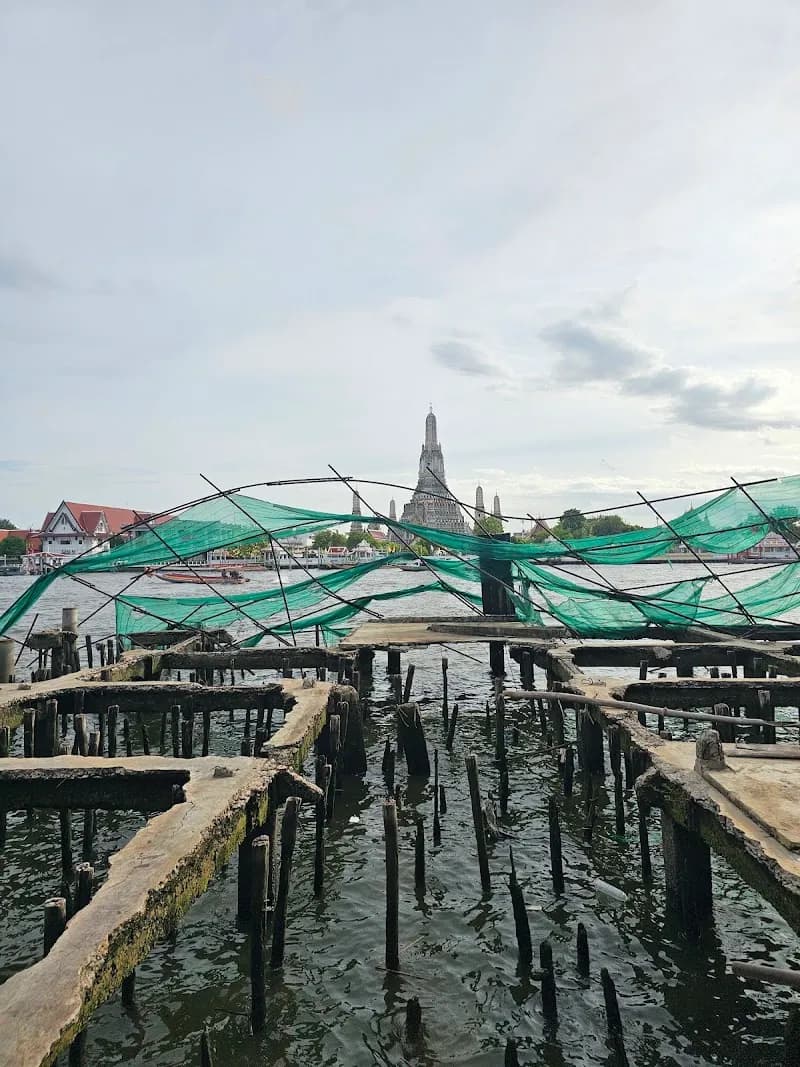 View of Wat Arun Viewing Point in Bangkok, BKK