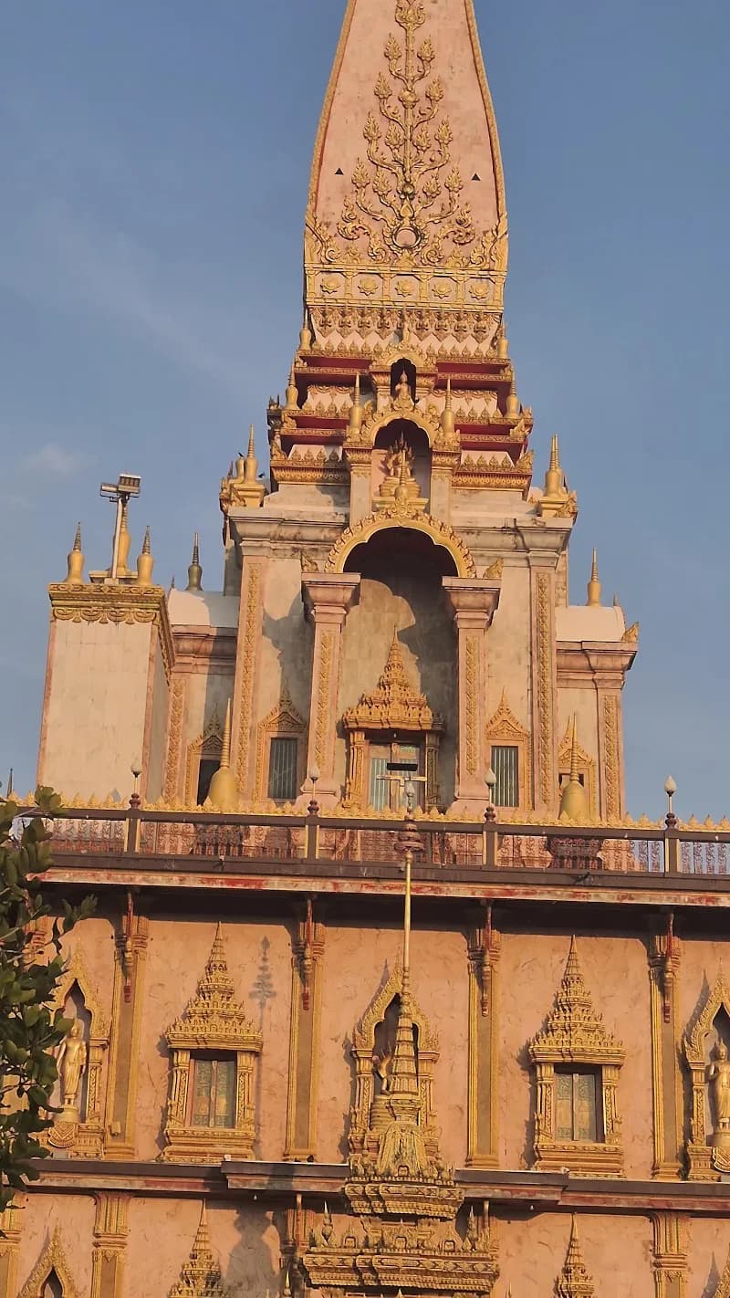 View of Wat Chalong in Chalong, Phuket