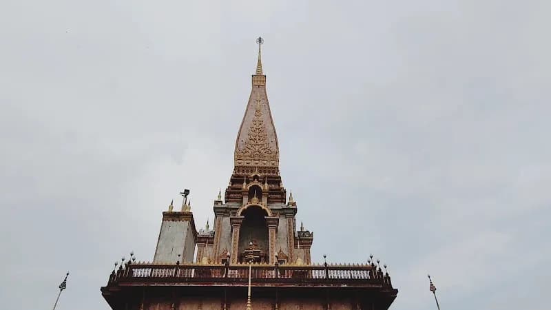 View of Wat Chalong in Chalong, Phuket