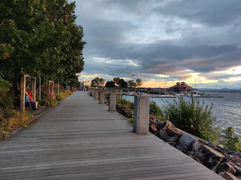 Waterfront Park park in Burlington, VT