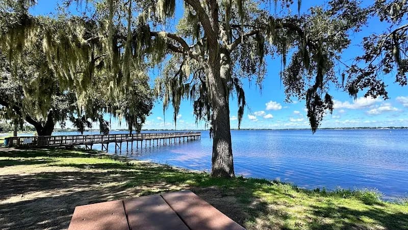 View of Waterfront Park in Clermont, FL