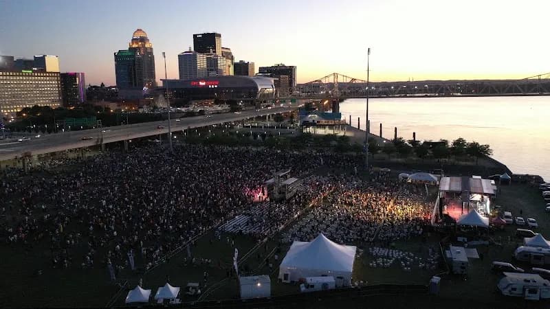 View of Waterfront Park in Louisville, KY