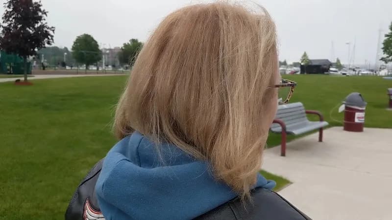 View of Waterfront Park in Ludington, MI