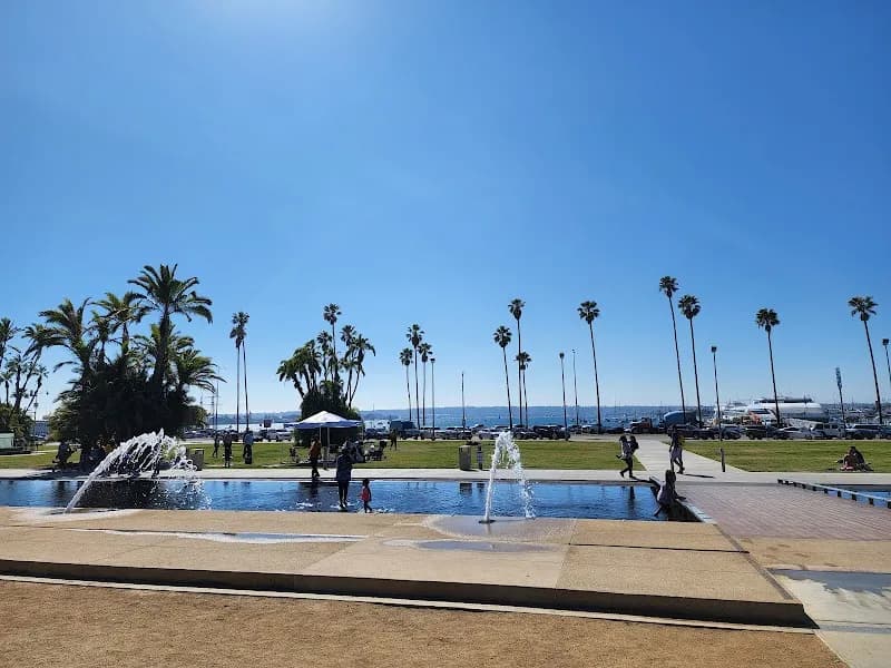 View of Waterfront Park in San Diego, CA