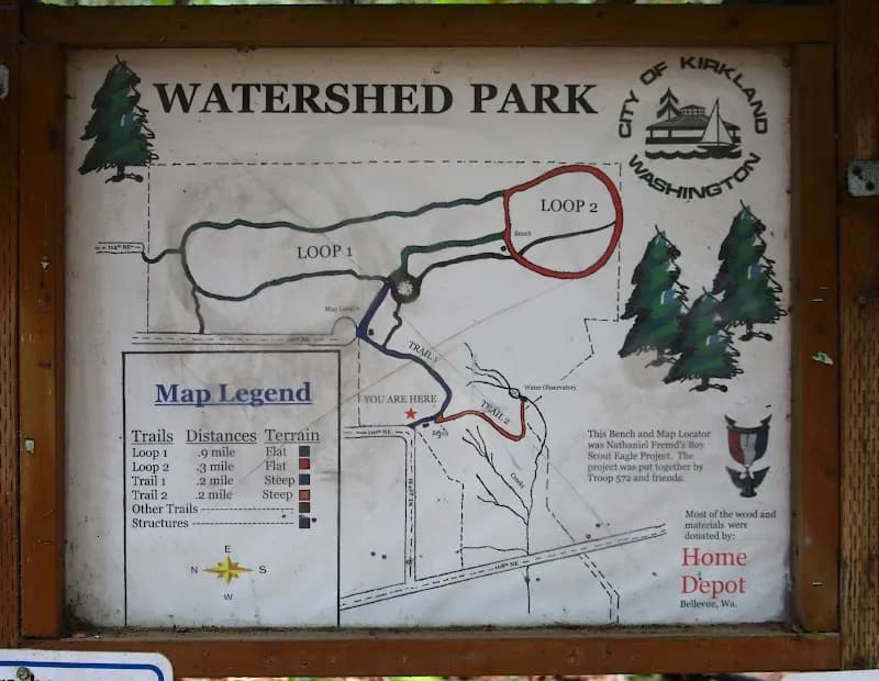 Watershed Park park in Kirkland, WA