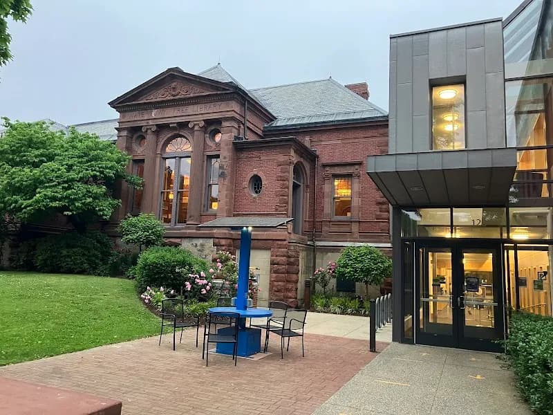 View of Watertown Free Public Library in Watertown, MA
