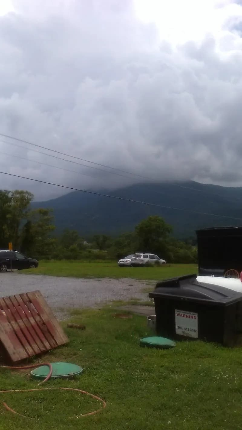 View of Wears Valley Road in Wears Valley, TN