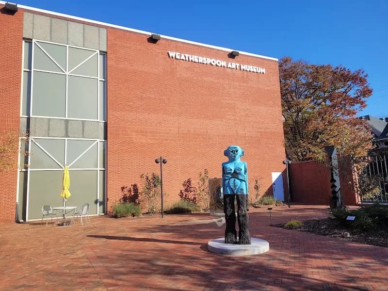 View of Weatherspoon Art Museum in Greensboro, NC