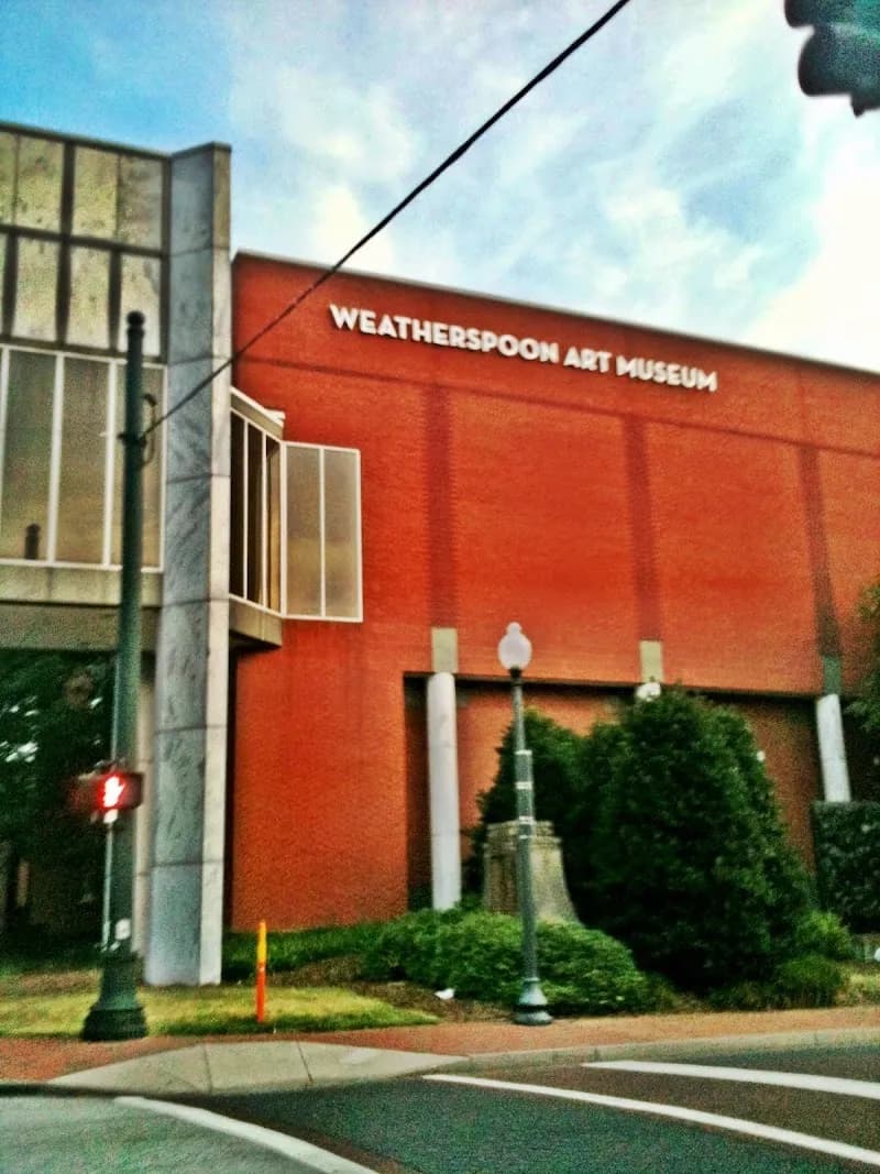View of Weatherspoon Art Museum in Greensboro, NC