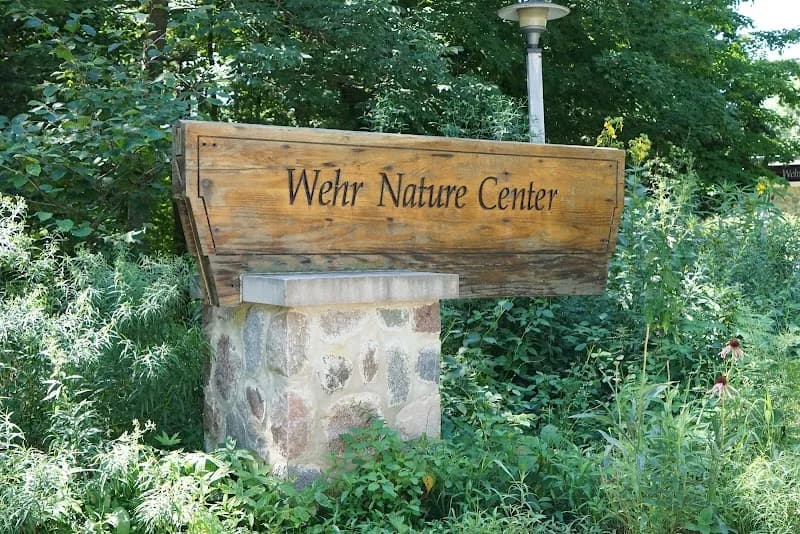 View of Wehr Nature Center in Brookfield, WI