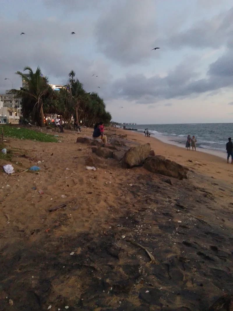 View of Wellawatte Beach in Wellawatta, WP
