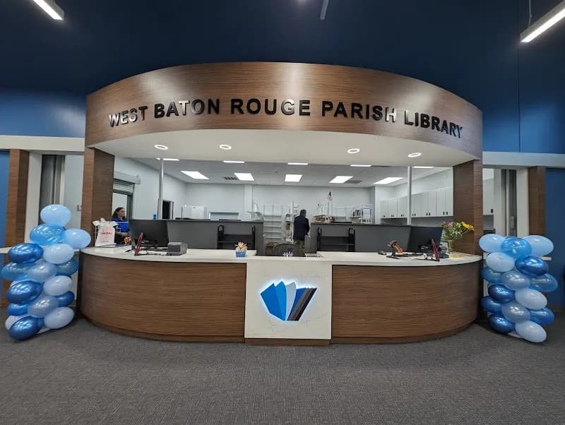 View of West Baton Rouge Parish Library South Branch in Addis, LA
