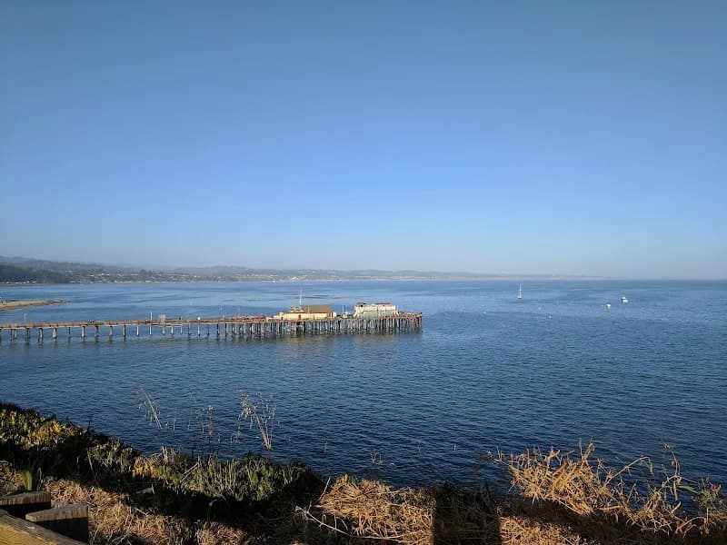 View of West Cliff Drive in Santa Cruz, CA