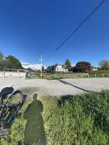 View of West Dyke Trail in South Delta, BC