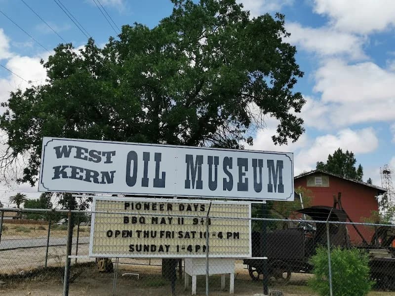 View of West Kern Oil Museum in Bakersfield, CA