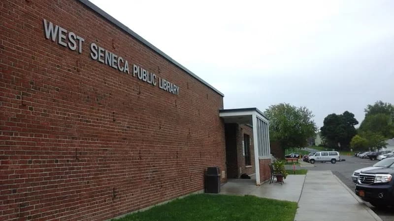 View of West Seneca Public Library in West Seneca, NY