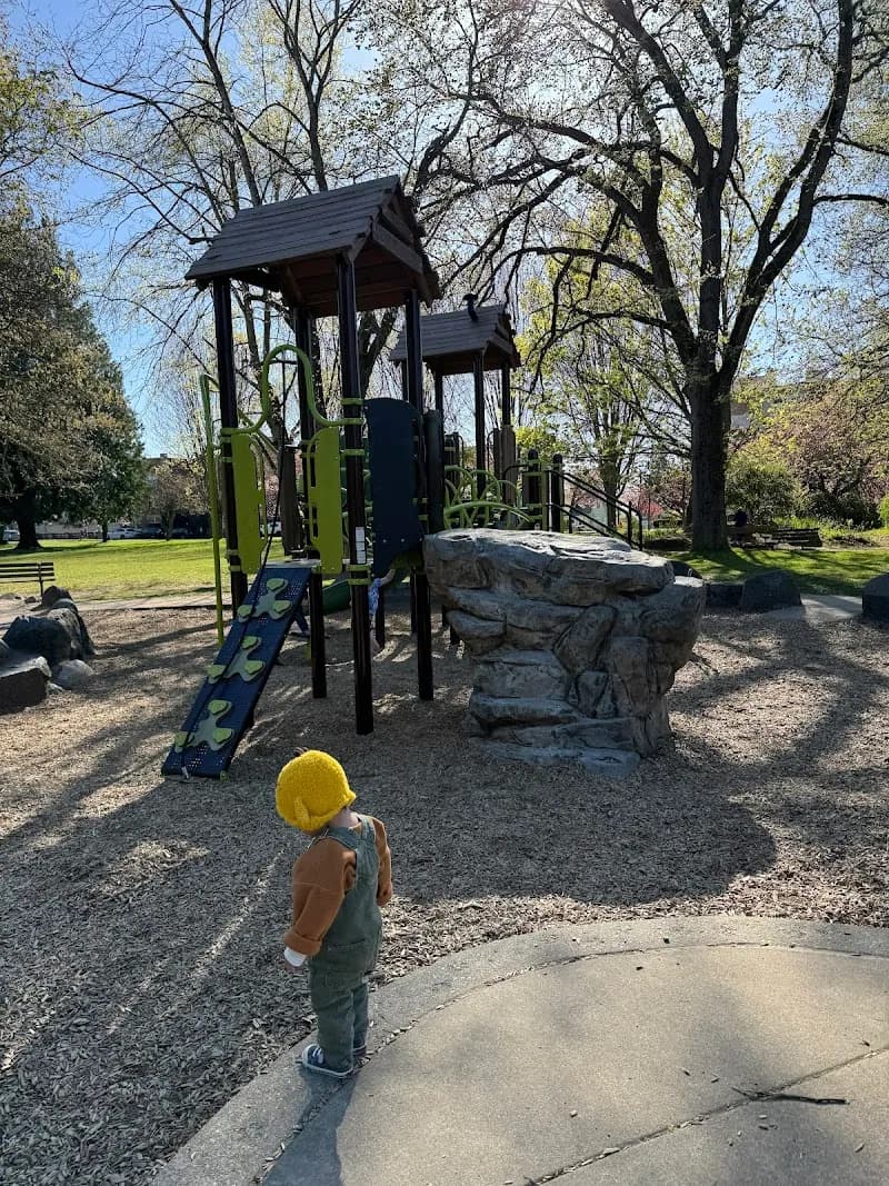 View of West Woodland Park Playground in Seattle, WA