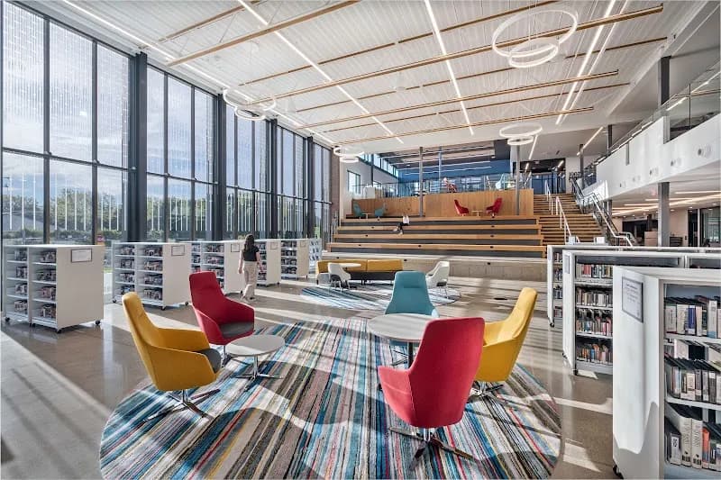 View of Westfield Washington Public Library in Westfield, IN