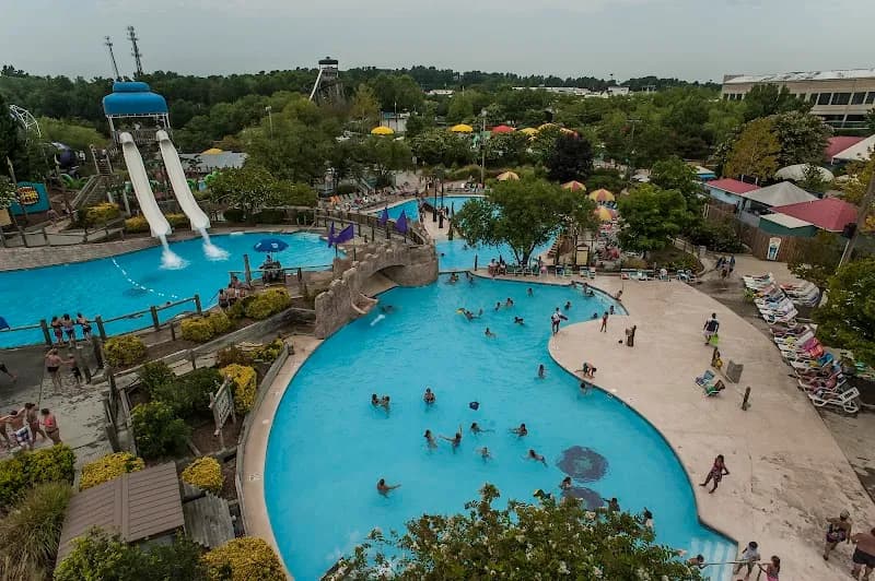 View of Wet 'n Wild Emerald Pointe Water Park in Greensboro, NC