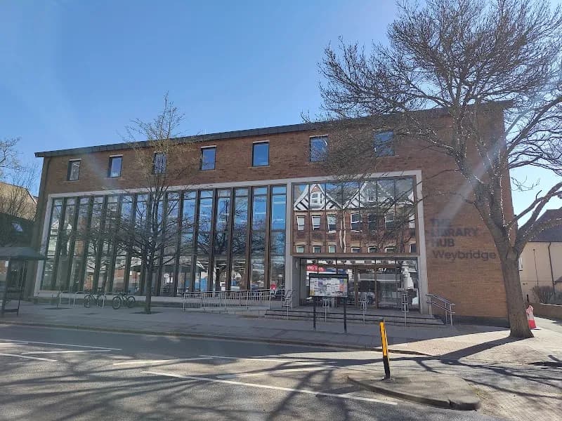 View of Weybridge Library and room hire in Weybridge, London
